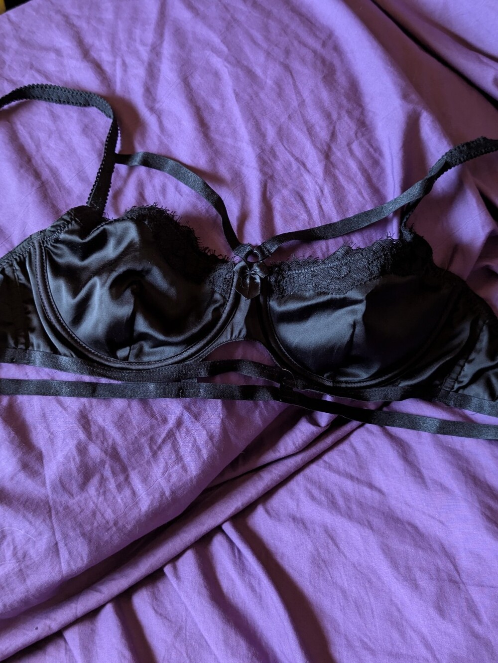 Killstar Strappy Satin Bra